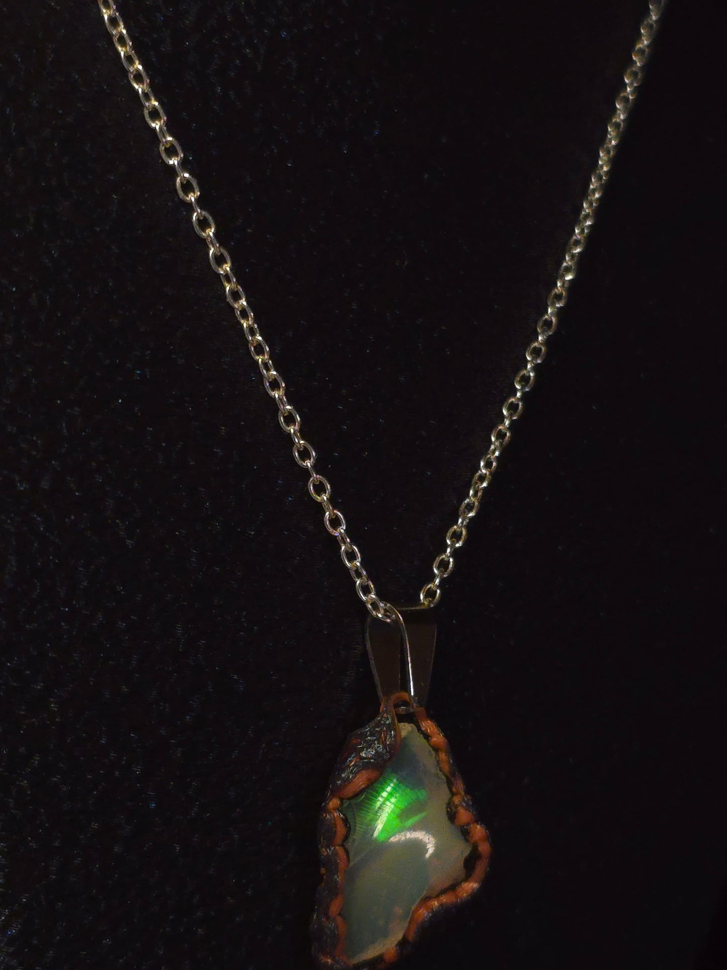 Green Earth Opal Pendant — OPJ-019