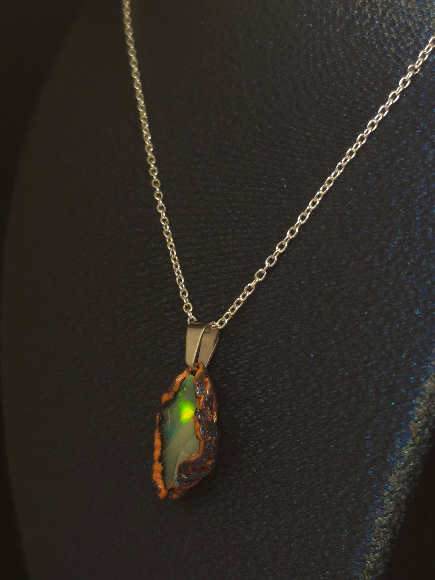 Green Earth Opal Pendant — OPJ-019