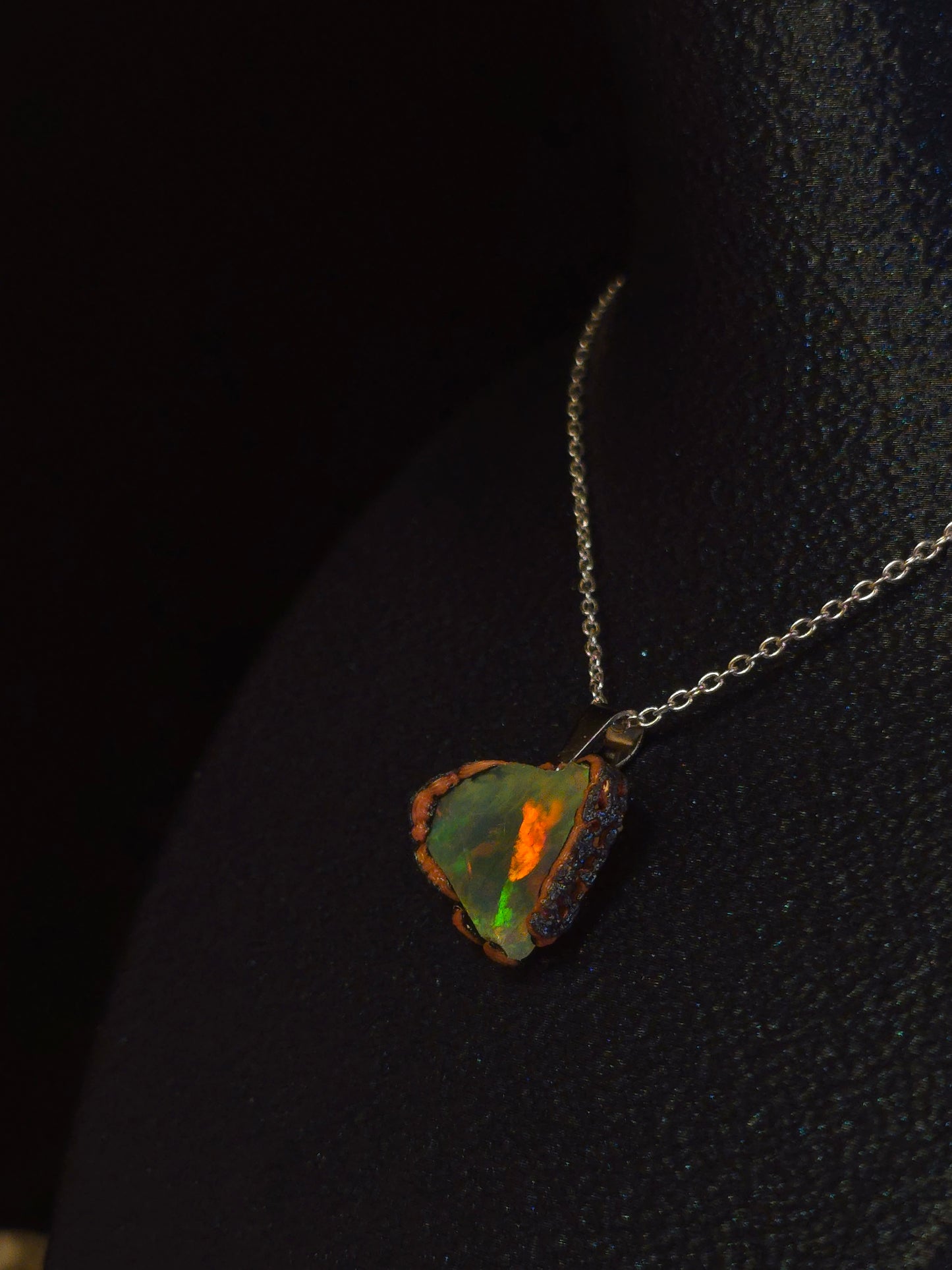 Plume Earth Opal Pendant — OPJ-023