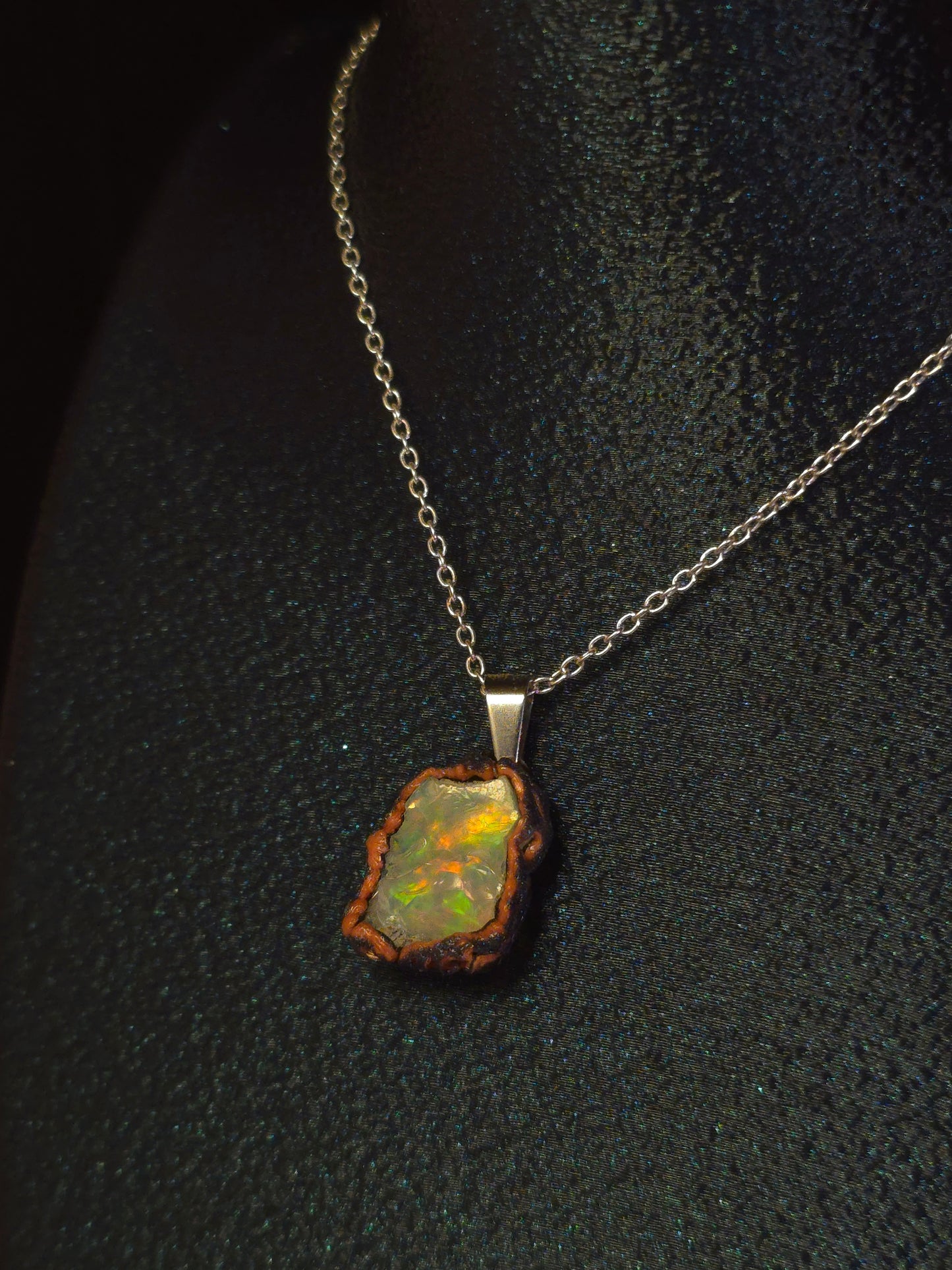 Soft Earth Opal Pendant — OPJ-024