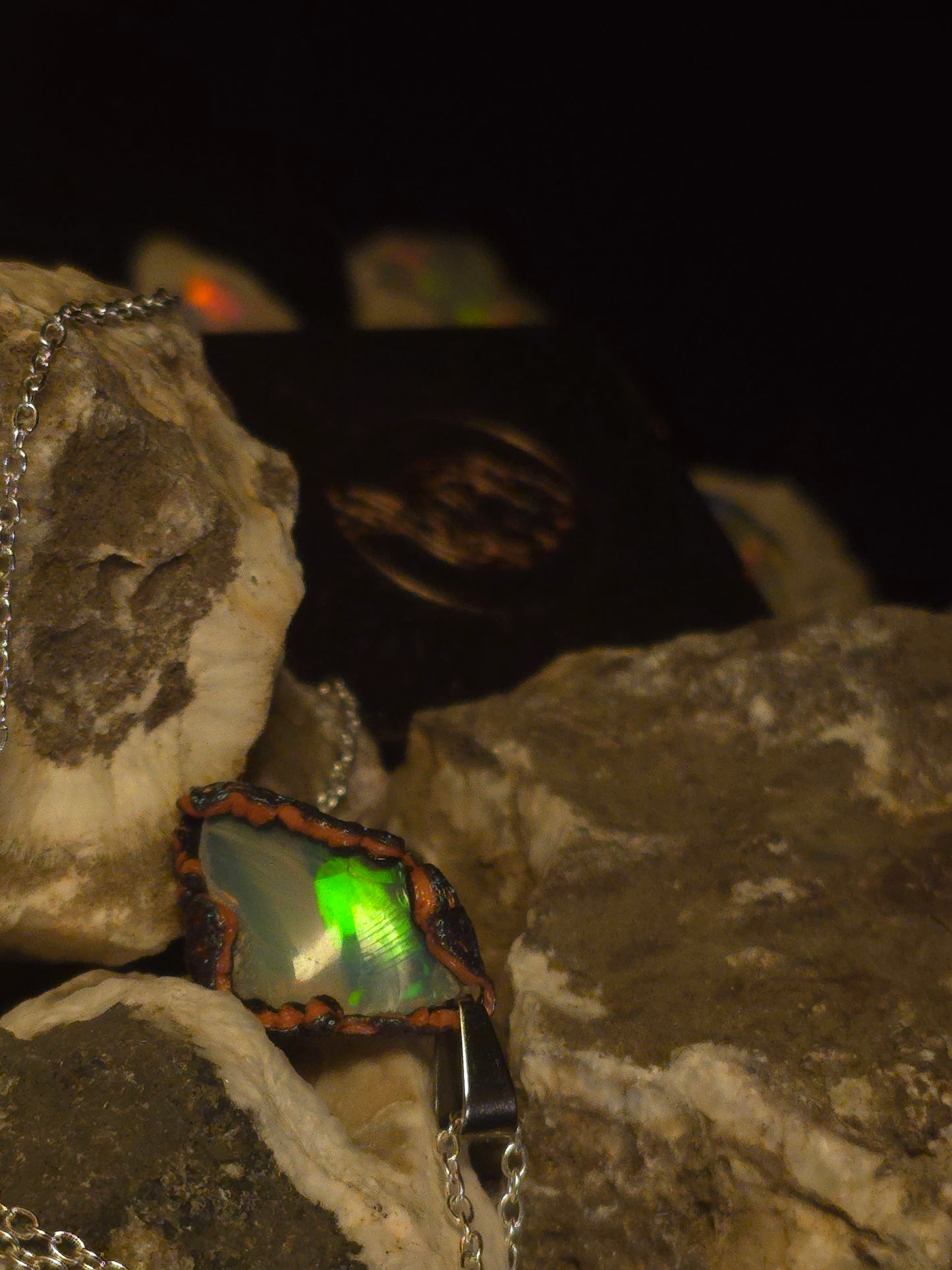 Green Earth Opal Pendant — OPJ-019