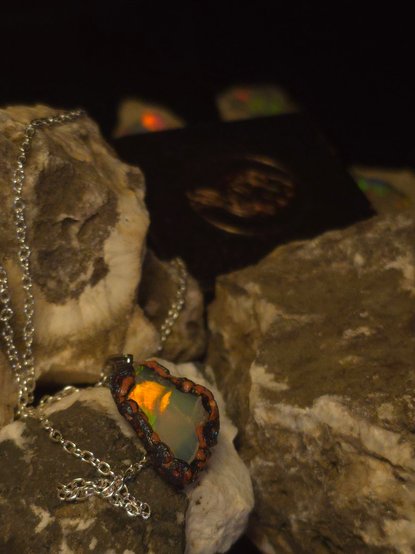 Green Earth Opal Pendant — OPJ-019