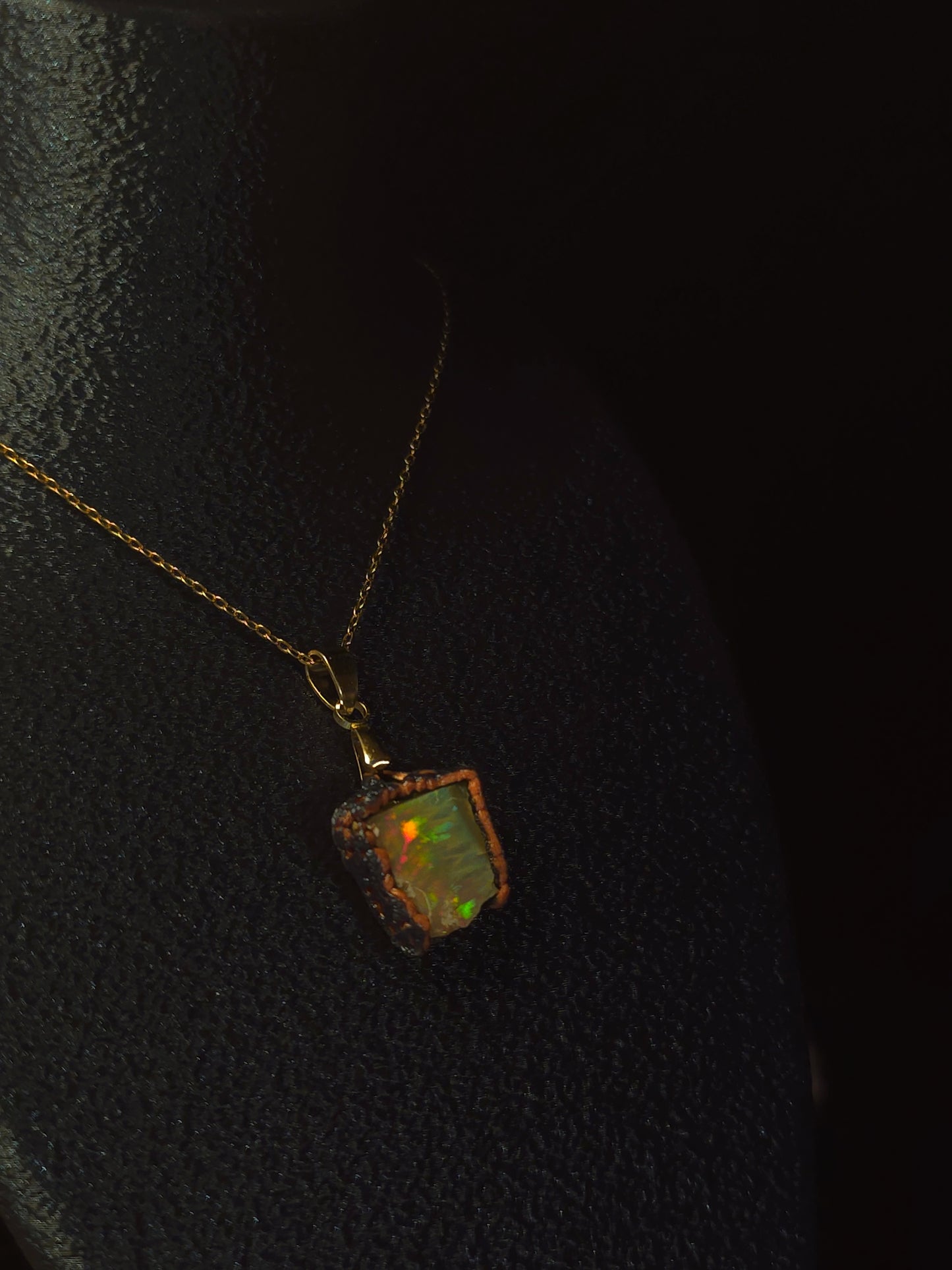 Prism Fire Opal Pendant — OPJ-018