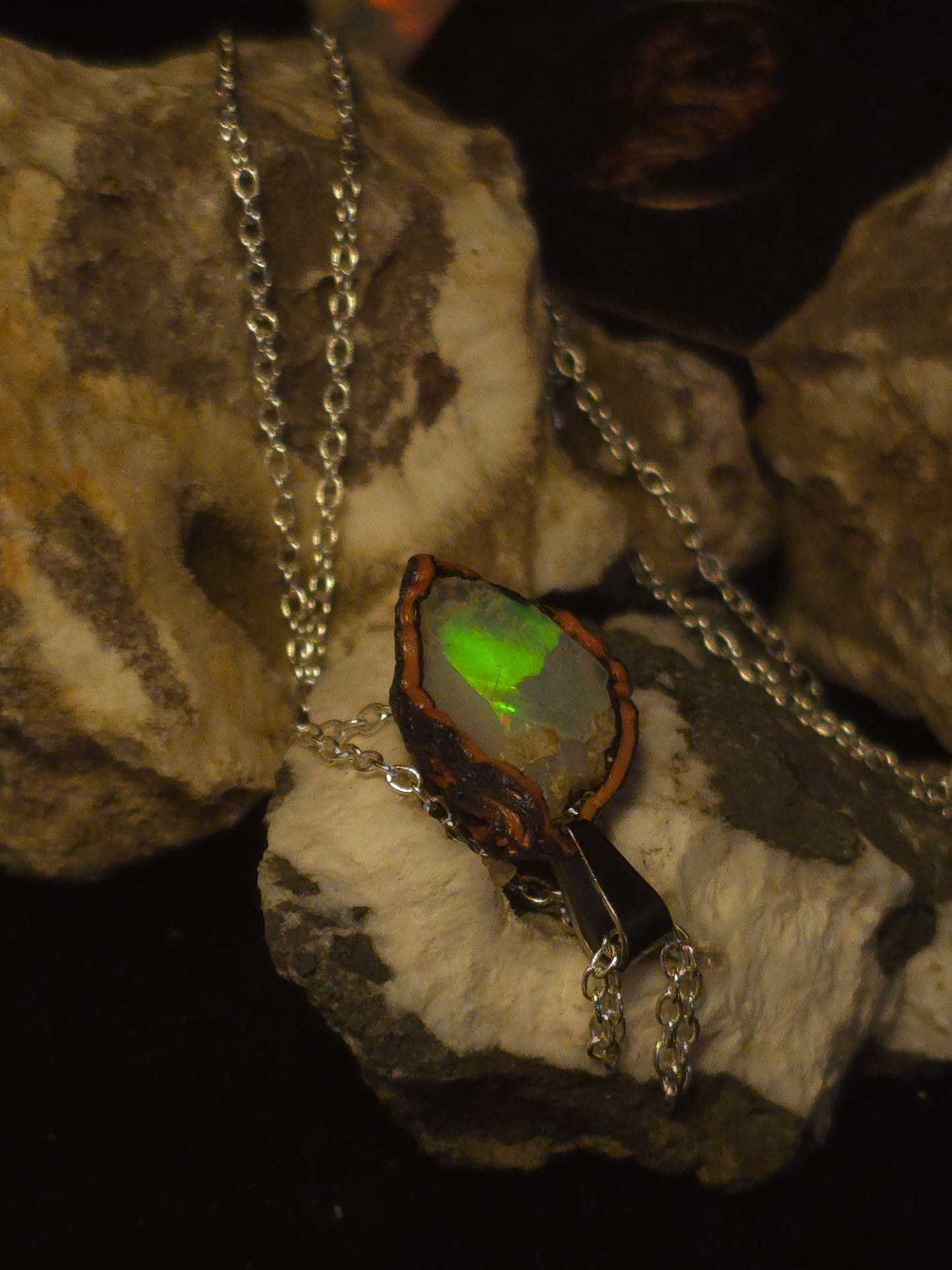 Moos-Opal-Anhänger – OPJ-003